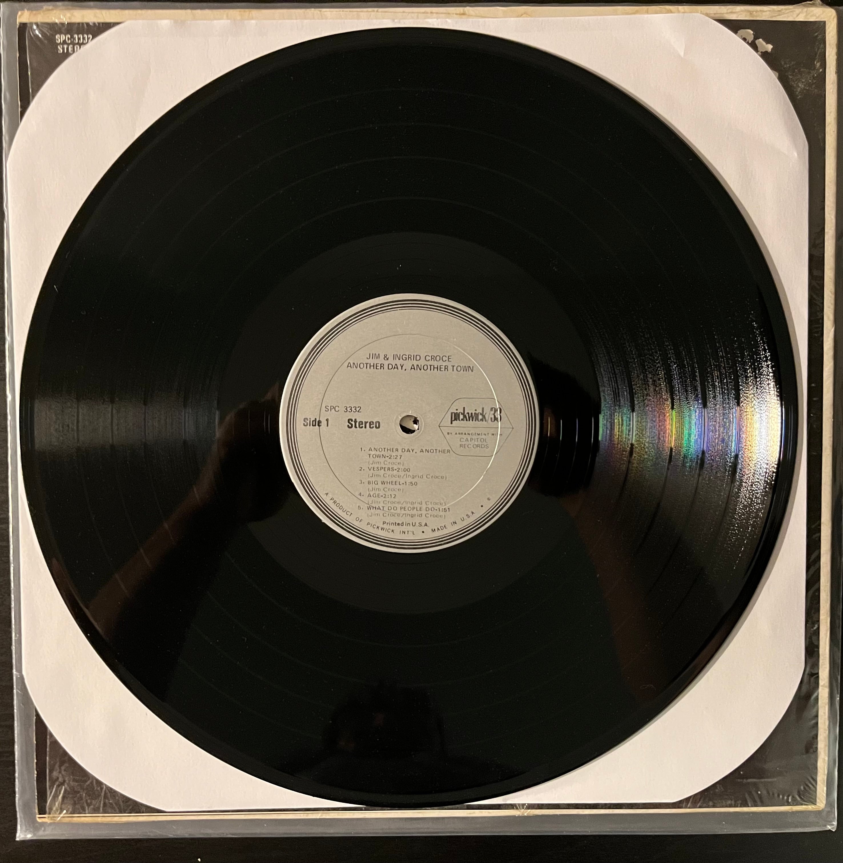 Another Day, Another Town (1974) - Jim & Ingrid Croce SPC 3332