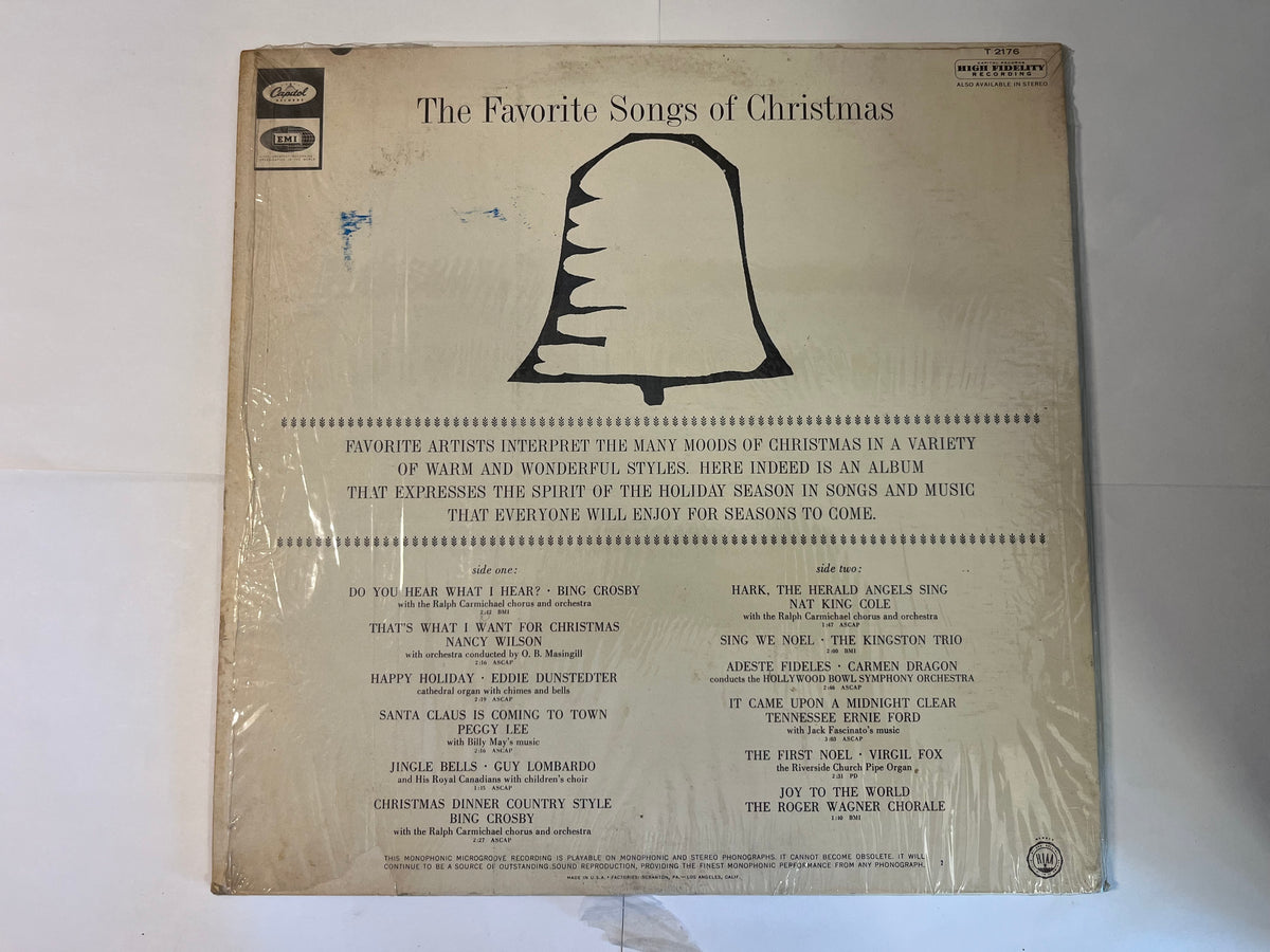 The Favorite Songs Of Christmas (1964) - Various T-2176