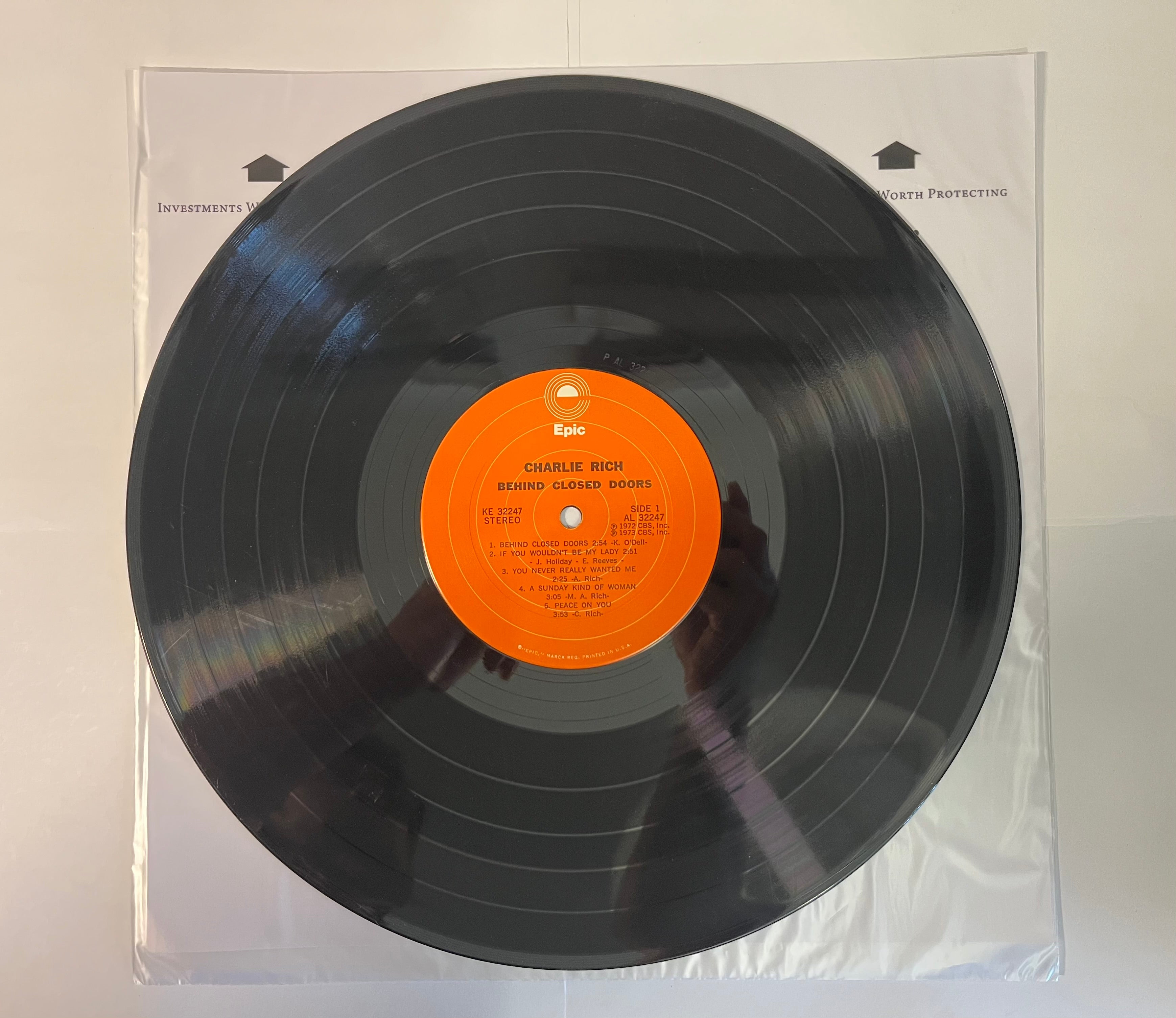 Behind Closed Doors (1973) - Charlie Rich KE 32247