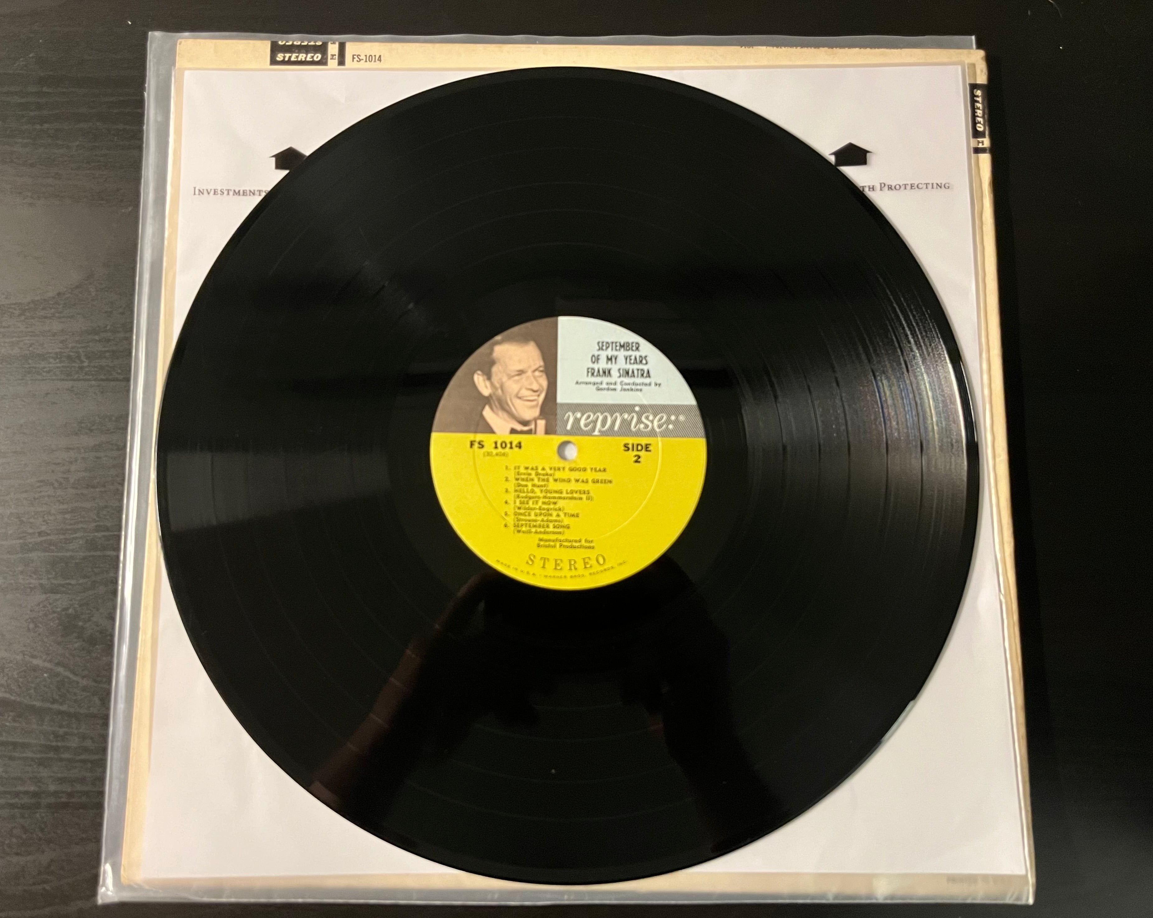 September Of My Years (1965) - Frank Sinatra FS 1014, 1014