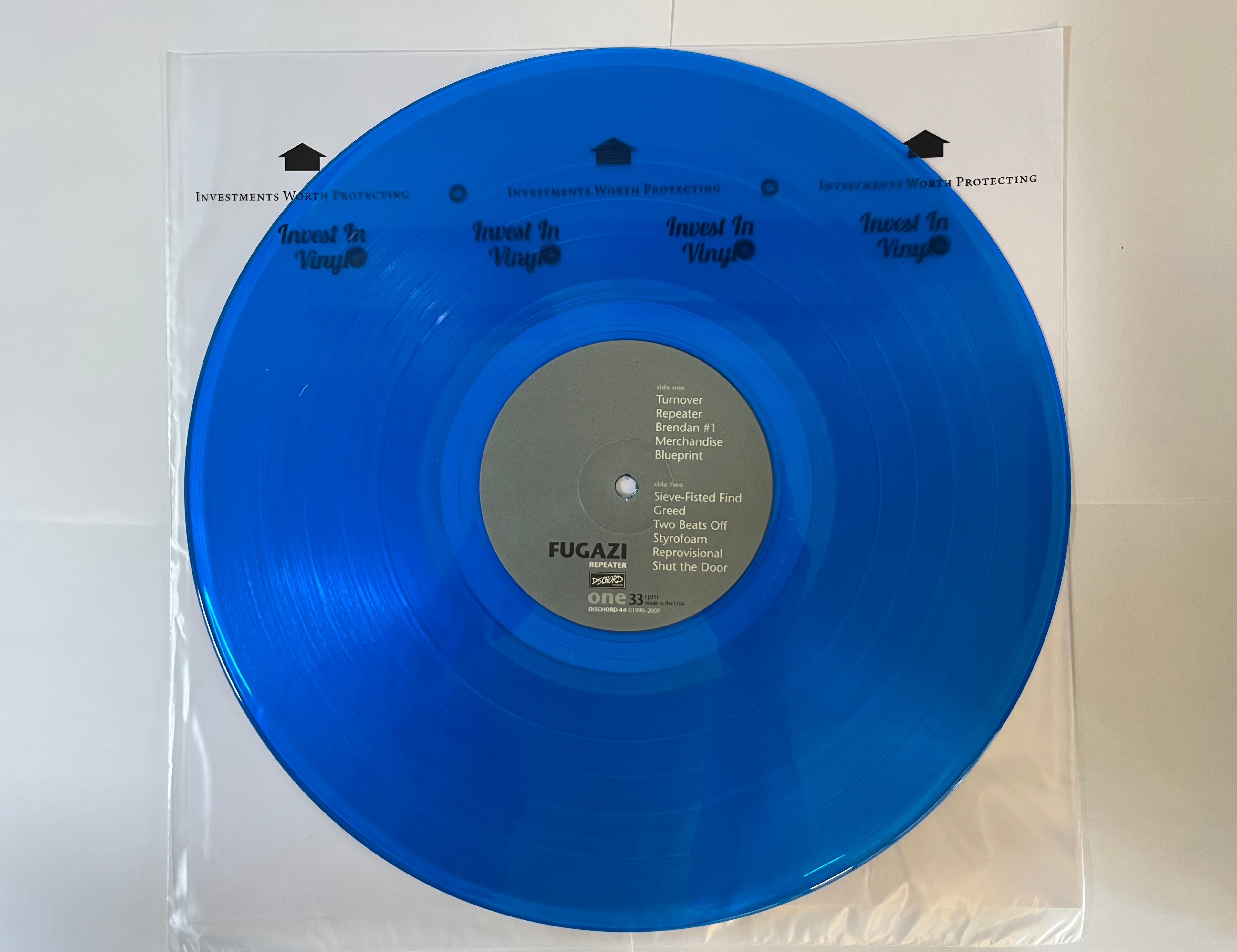 Repeater (2025 Reissue, Blue Vinyl) - Fugazi DIS44