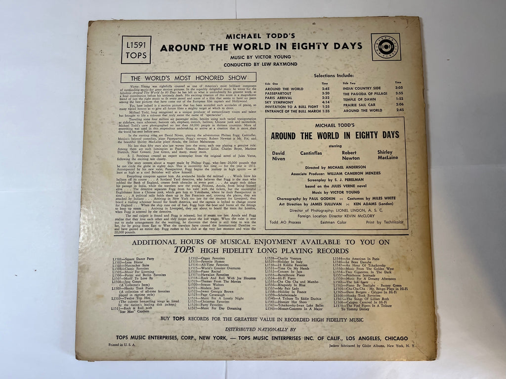 Music From Michael Todd's Around The World In 80 Days (1957) - Lew Raymond L1591