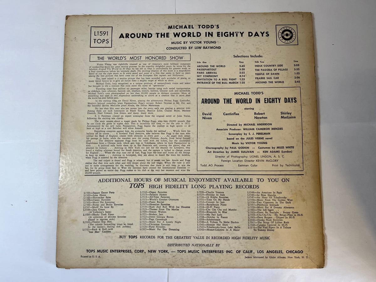 Music From Michael Todd's Around The World In 80 Days (1957) - Lew Raymond L1591