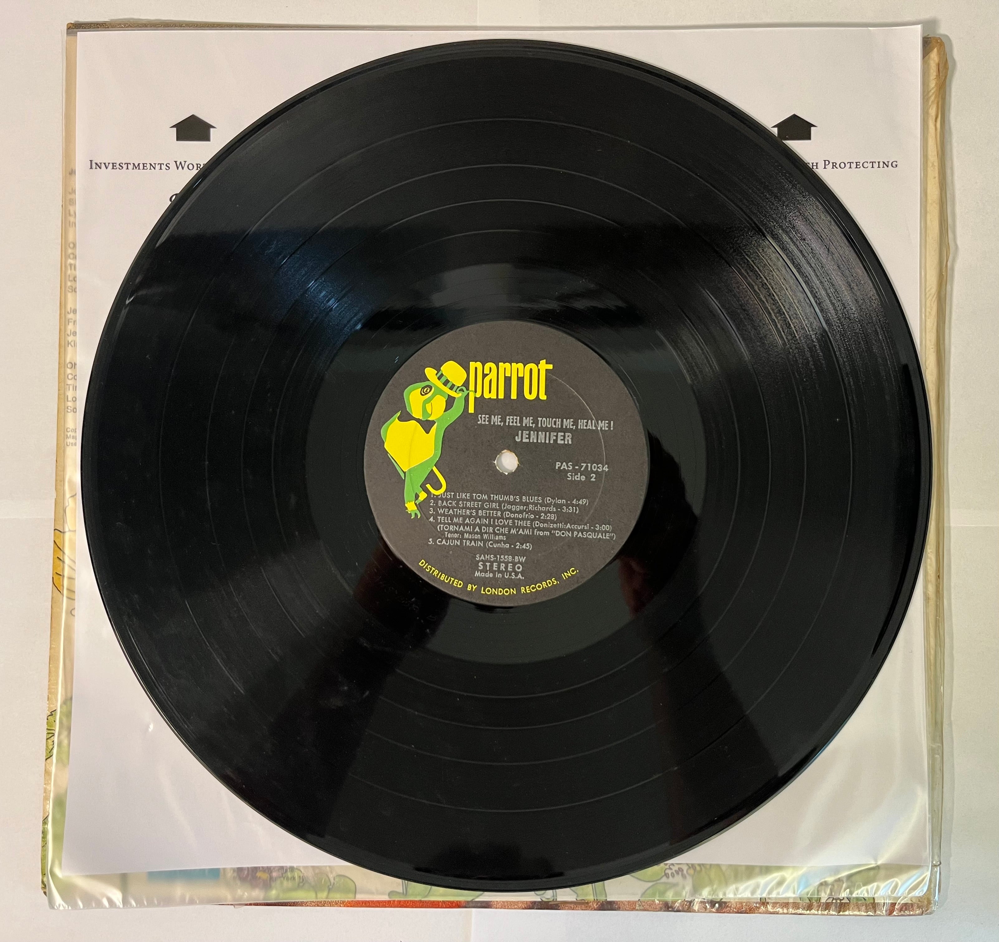 See Me, Feel Me, Touch Me, Heal Me! (1969) - Jennifer Warnes PAS 71034