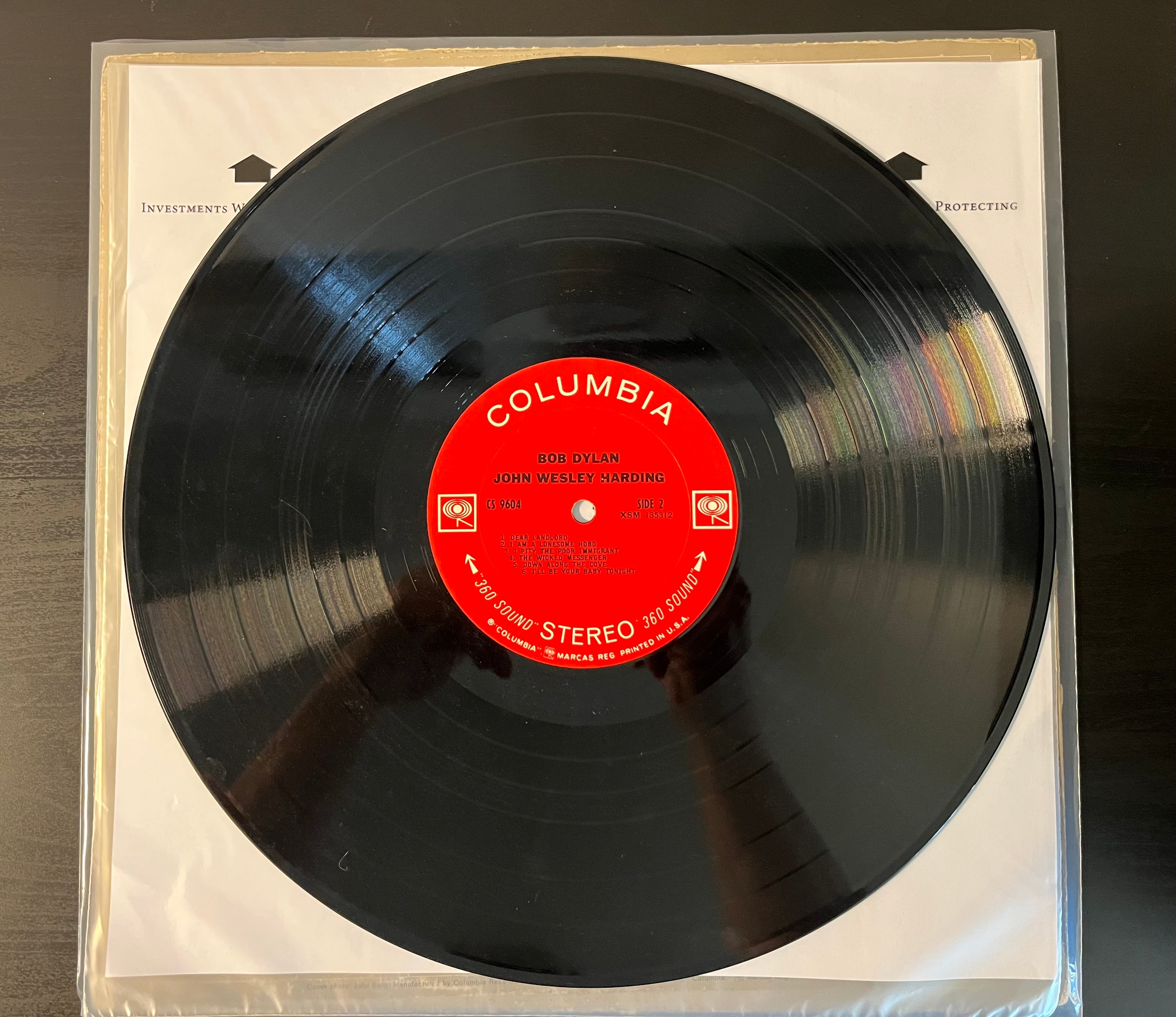 John Wesley Harding (1968) - Bob Dylan CS 9604