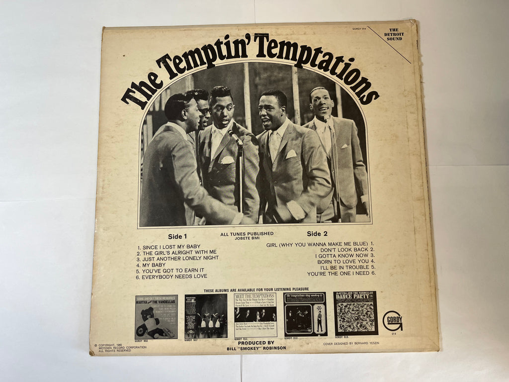The Temptin' Temptations (1965) - The Temptations G-914