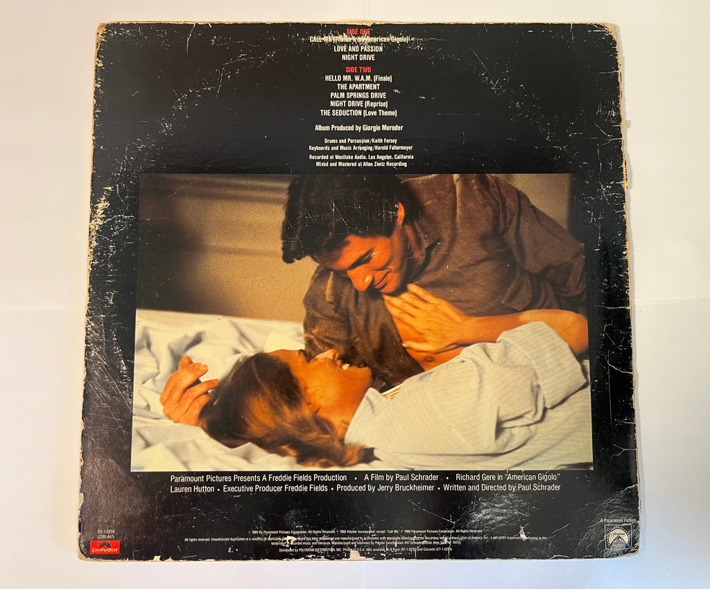 American Gigolo (Original Soundtrack Recording) (1980) - Giorgio Moroder PD-1-6259