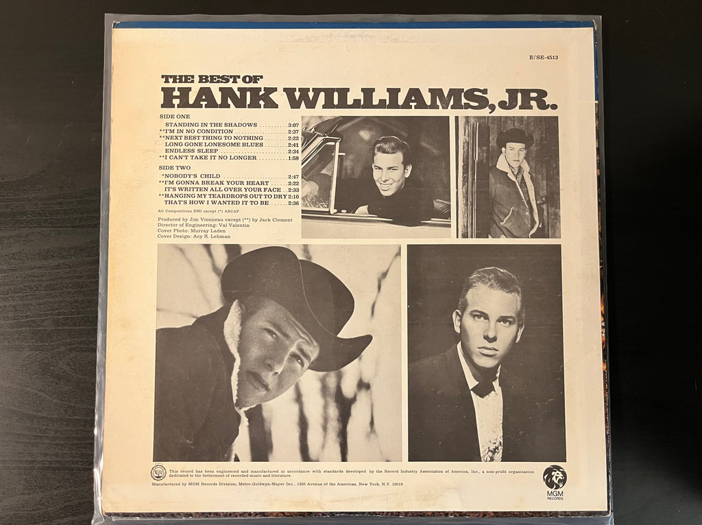 The Best Of Hank Williams, JR. (1967) - Hank Williams, JR.* SE 4513