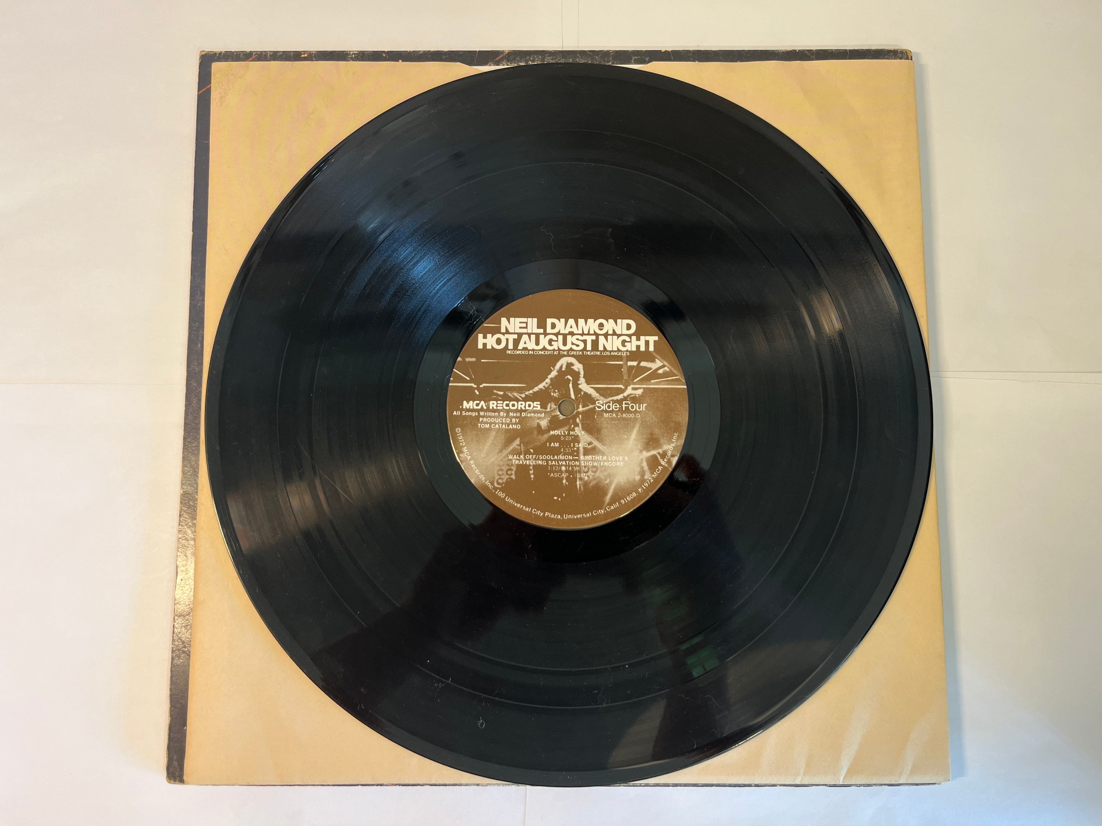 Hot August Night (1973) - Neil Diamond MCA 2-8000