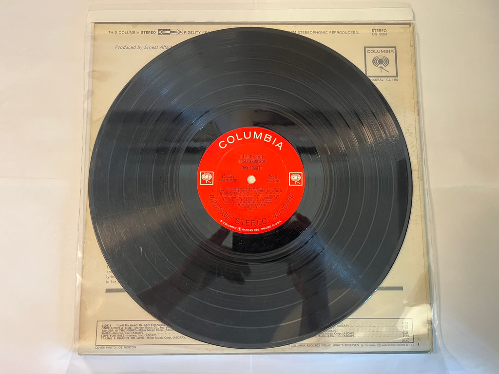 I Left My Heart In San Francisco (1962) - Tony Bennett CS 8669