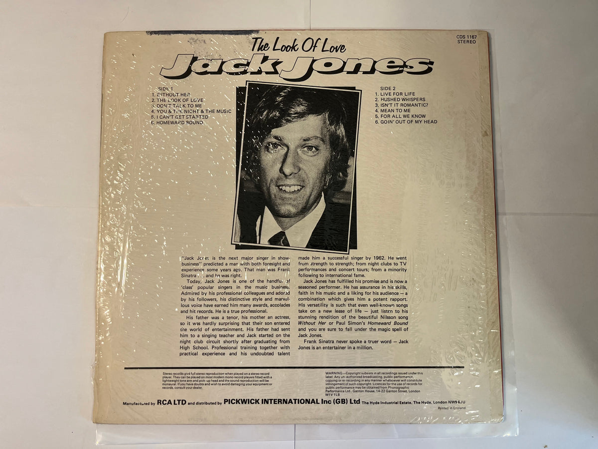 The Look Of Love (1967) - Jack Jones CDS 1167