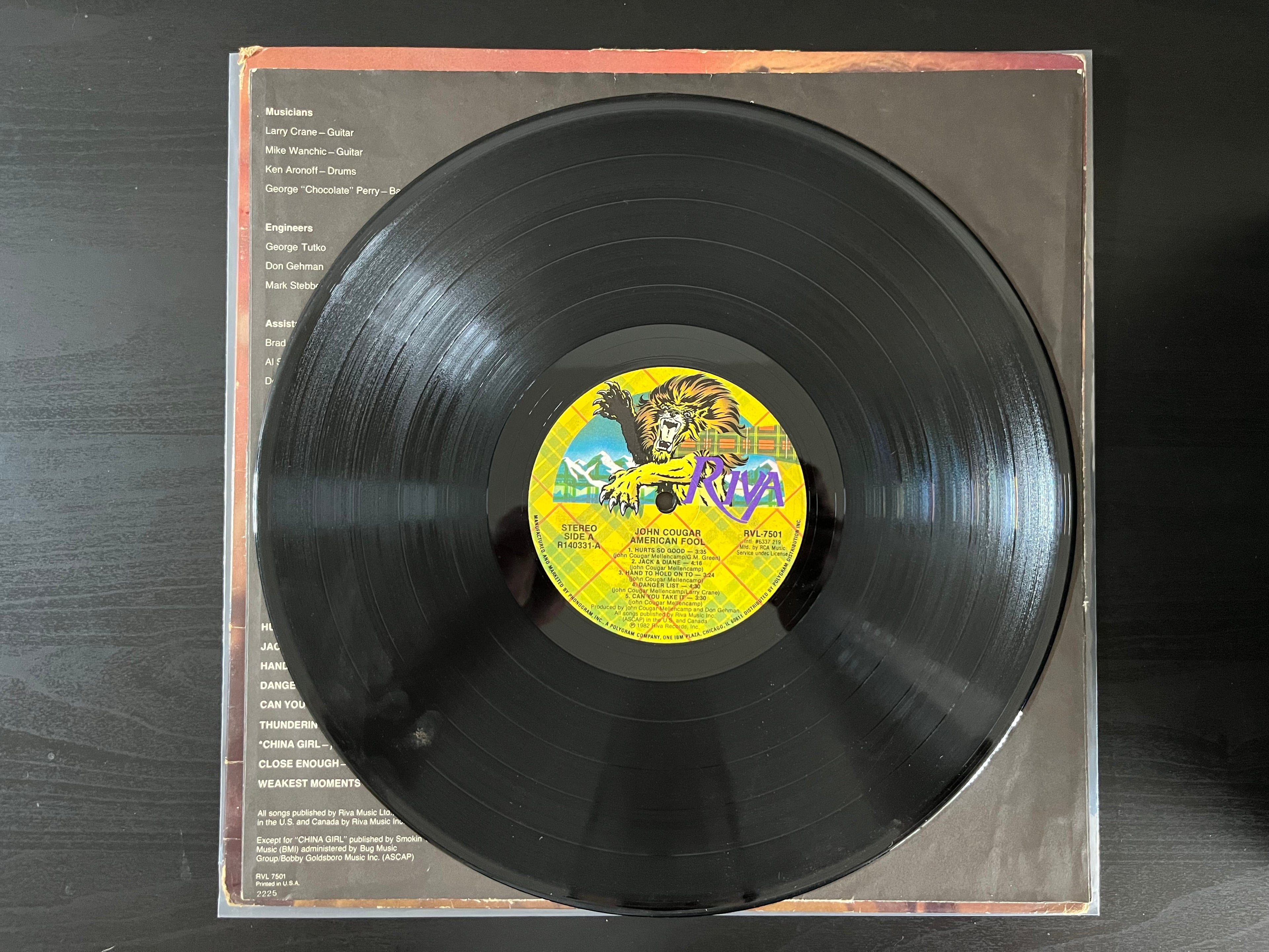 American Fool (1982) - John Cougar RVL-7501