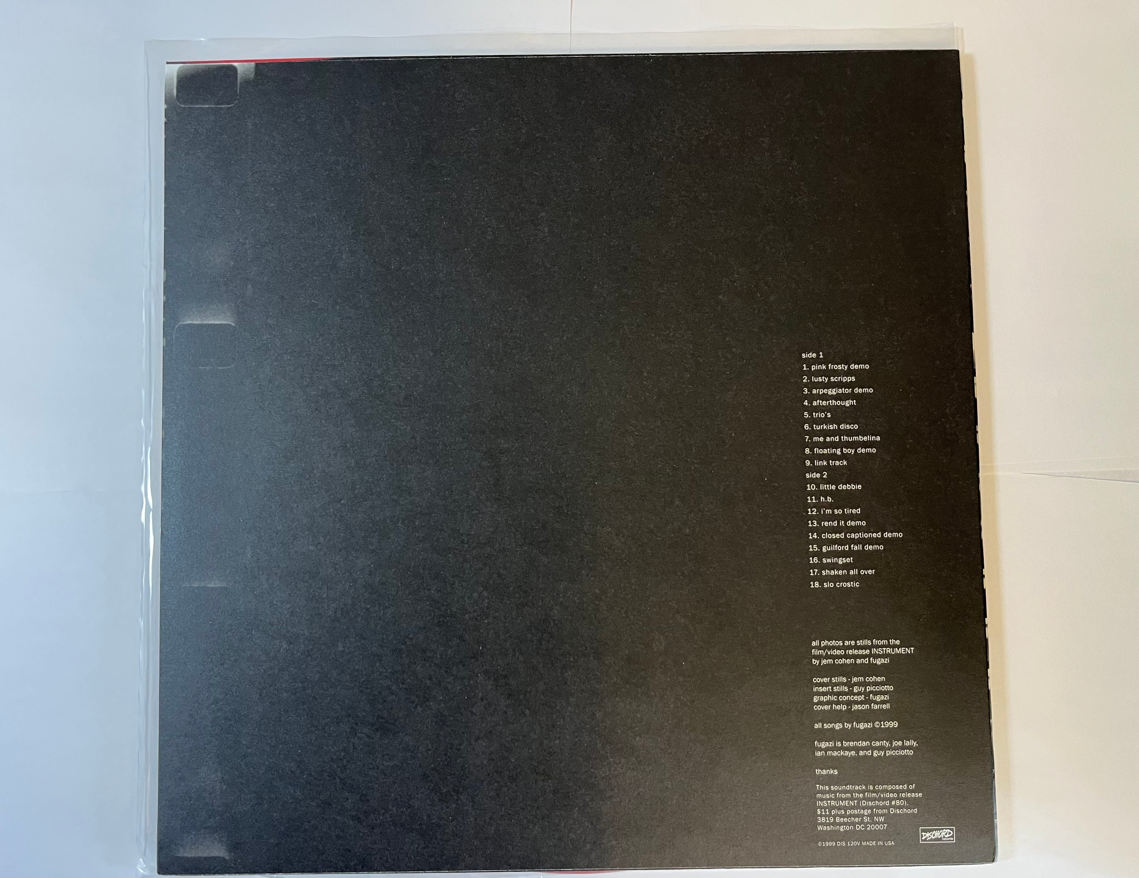 Instrument Soundtrack (2024 Reissue, Red Vinyl) - Fugazi DIS120V