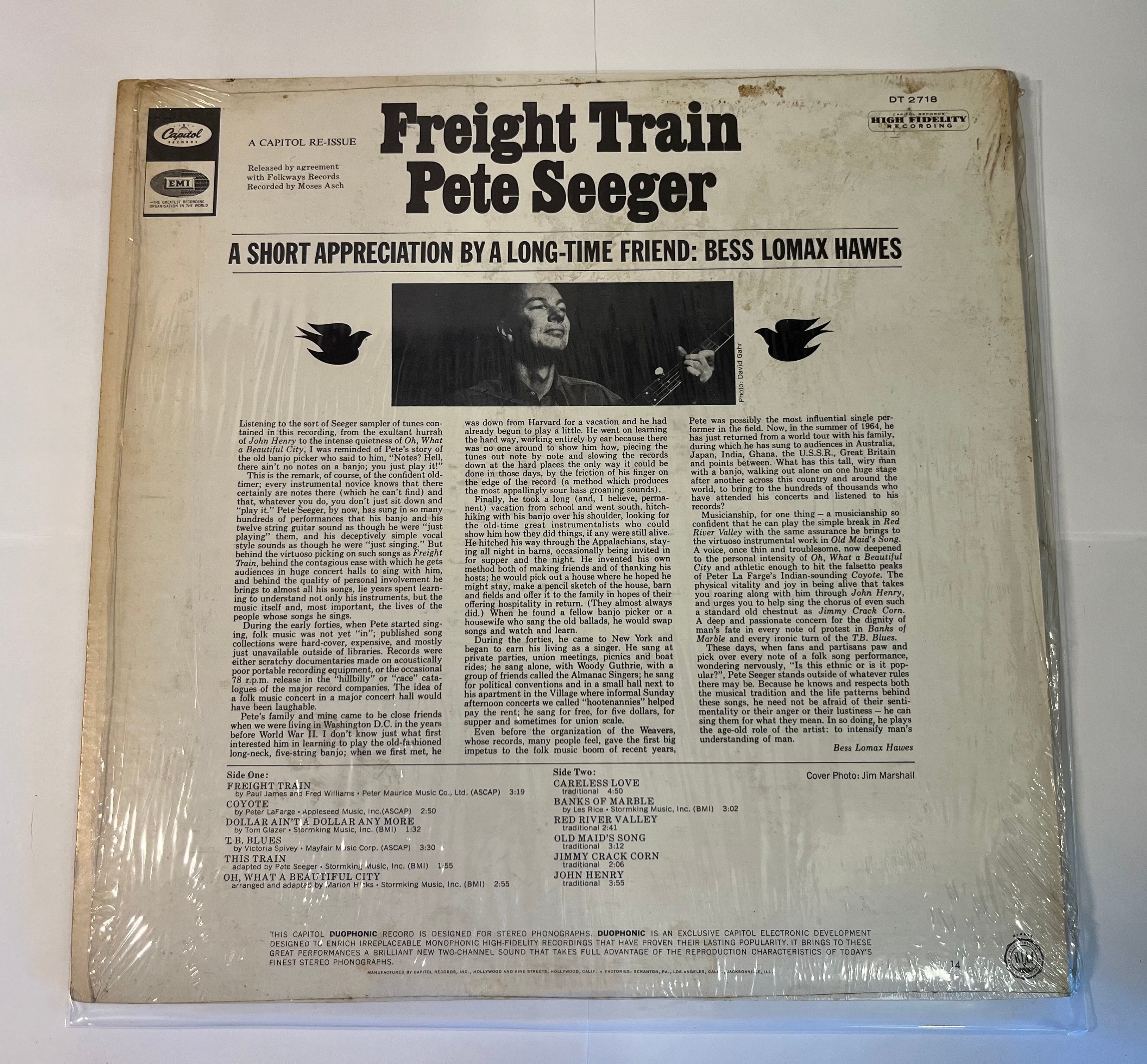 Freight Train - Pete Seeger DT 2718, DT-2718