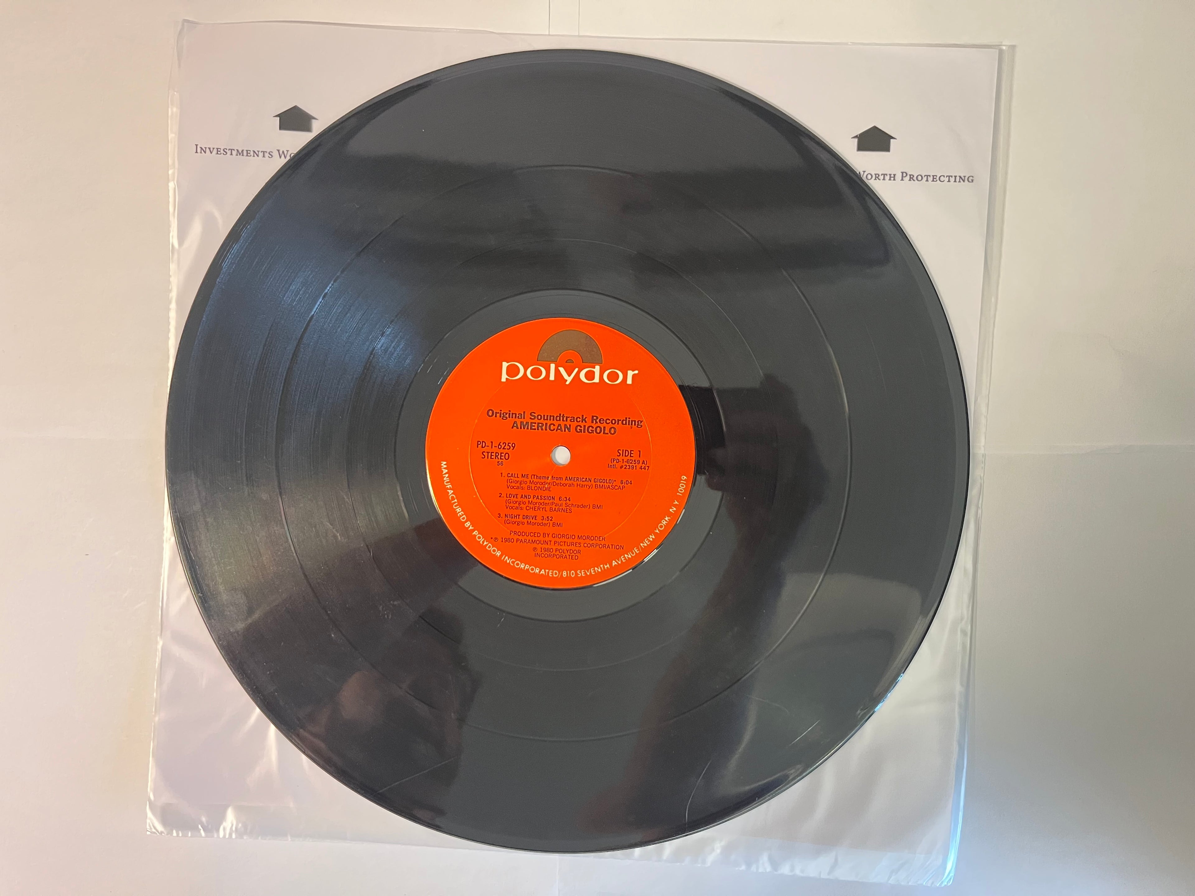 American Gigolo (Original Soundtrack Recording) (1980) - Giorgio Moroder PD-1-6259
