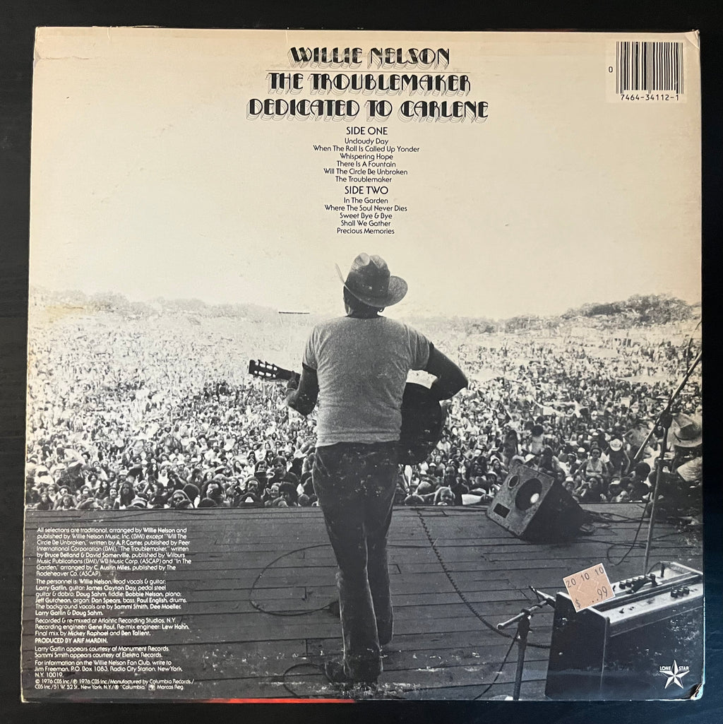 The Troublemaker (1976) - Willie Nelson KC 34112