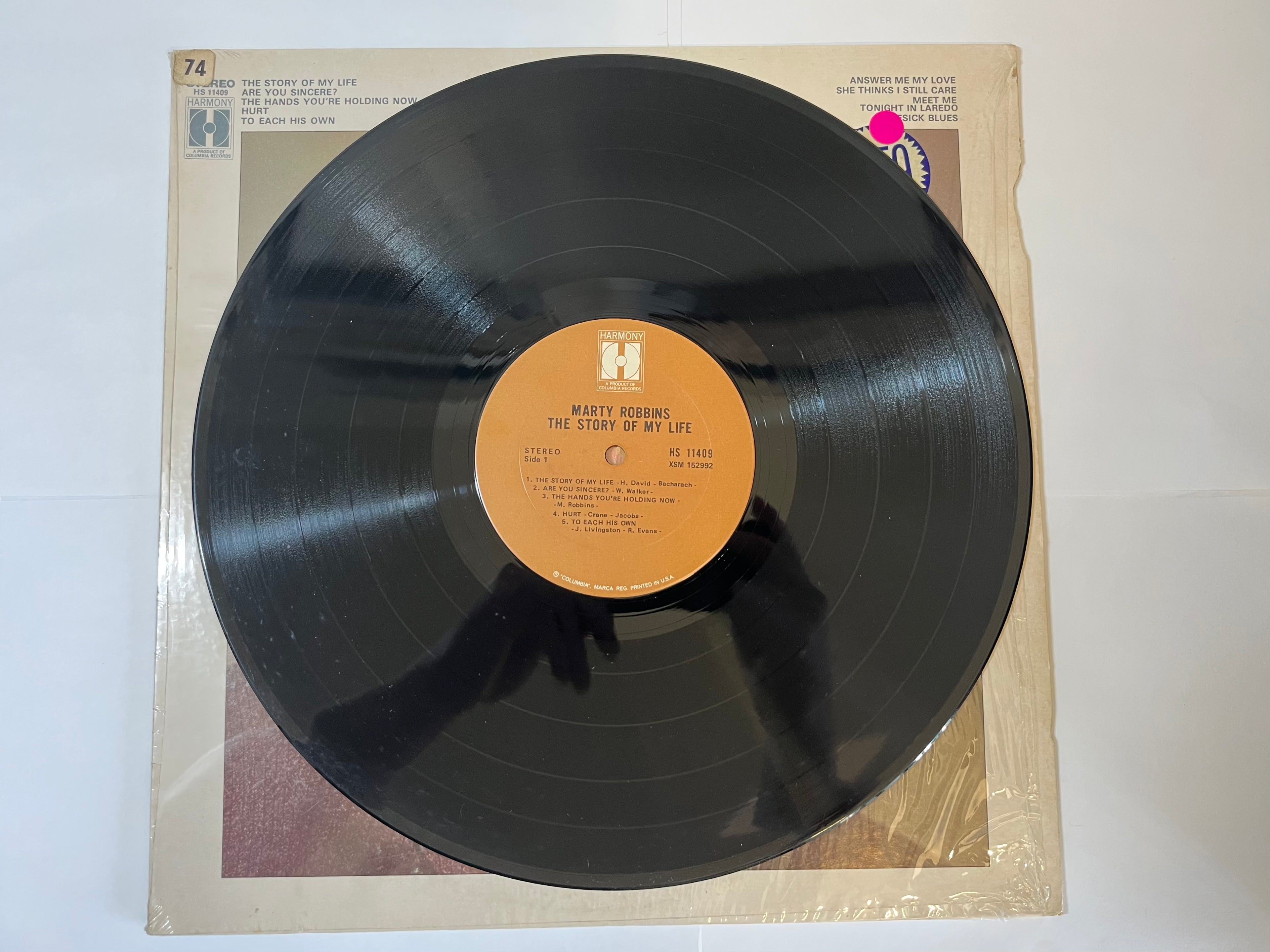 The Story Of My Life (1970) - Marty Robbins HS 11409