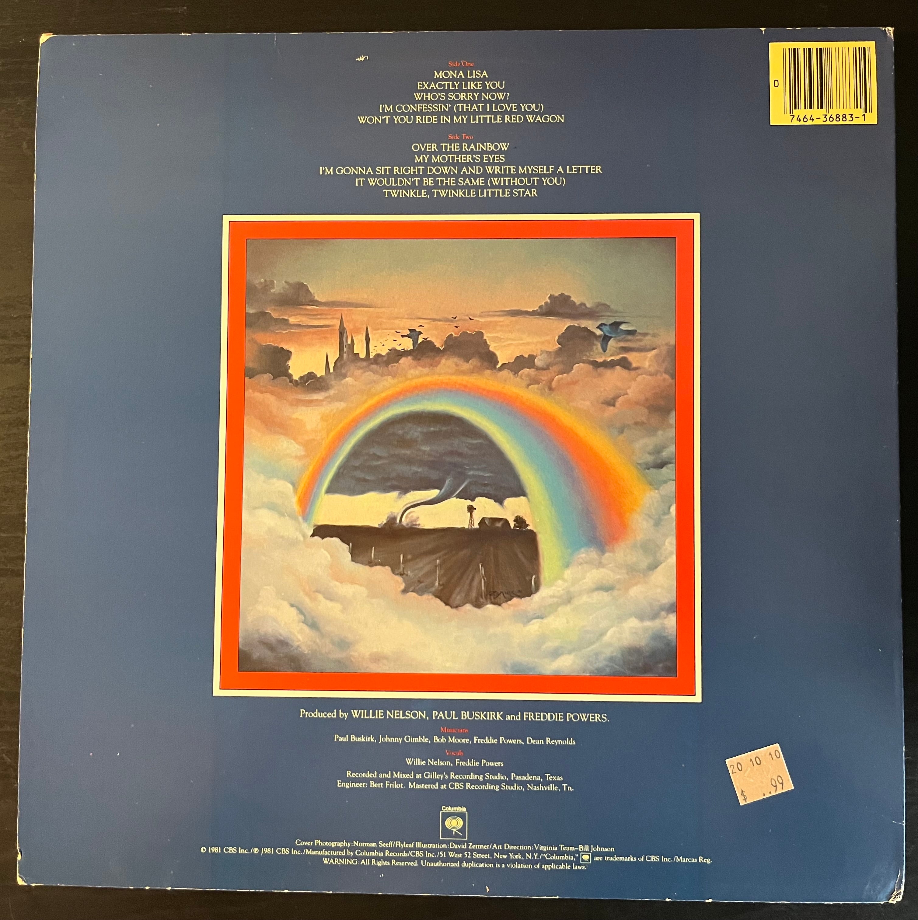 Somewhere Over The Rainbow (1981) - Willie Nelson FC 36883