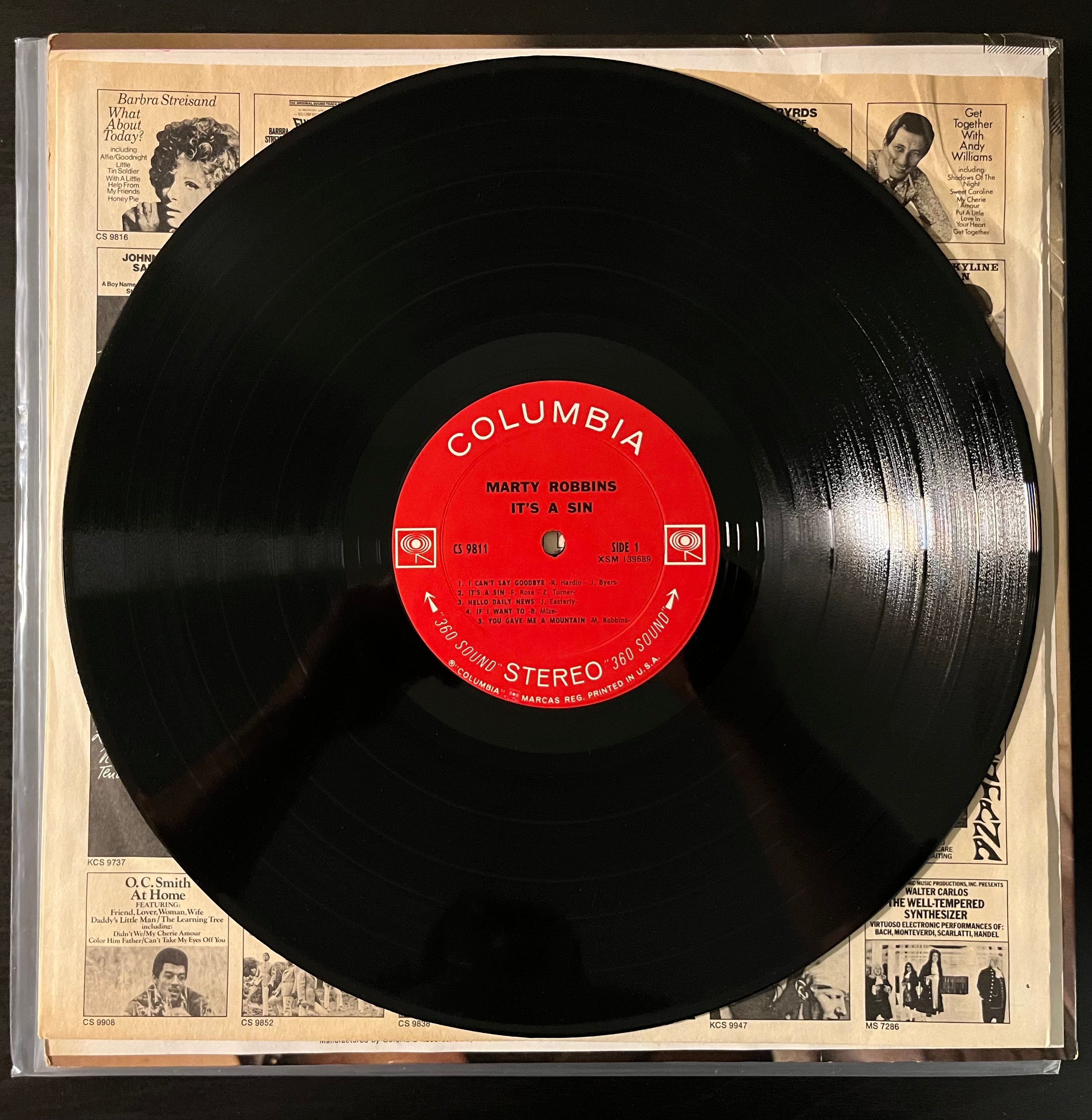 It's A Sin (1969)  - Marty Robbins CS9811