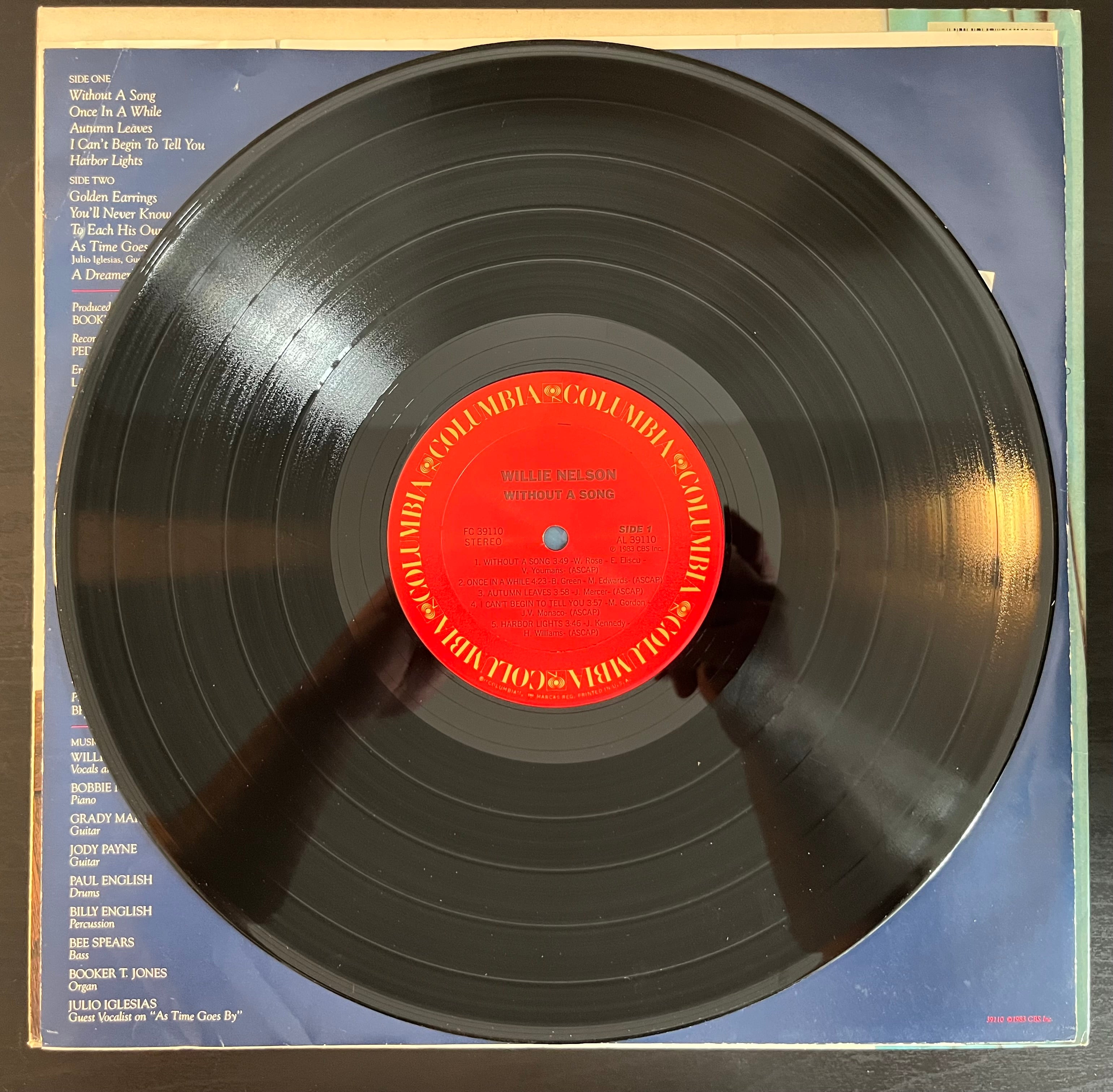 Without A Song (1983) - Willie Nelson FC 39110