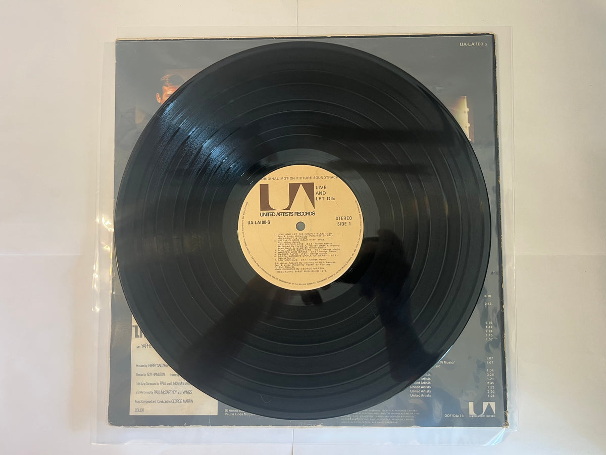 Live And Let Die (Original Motion Picture Soundtrack) (1973) - Various UA-LA 100 G