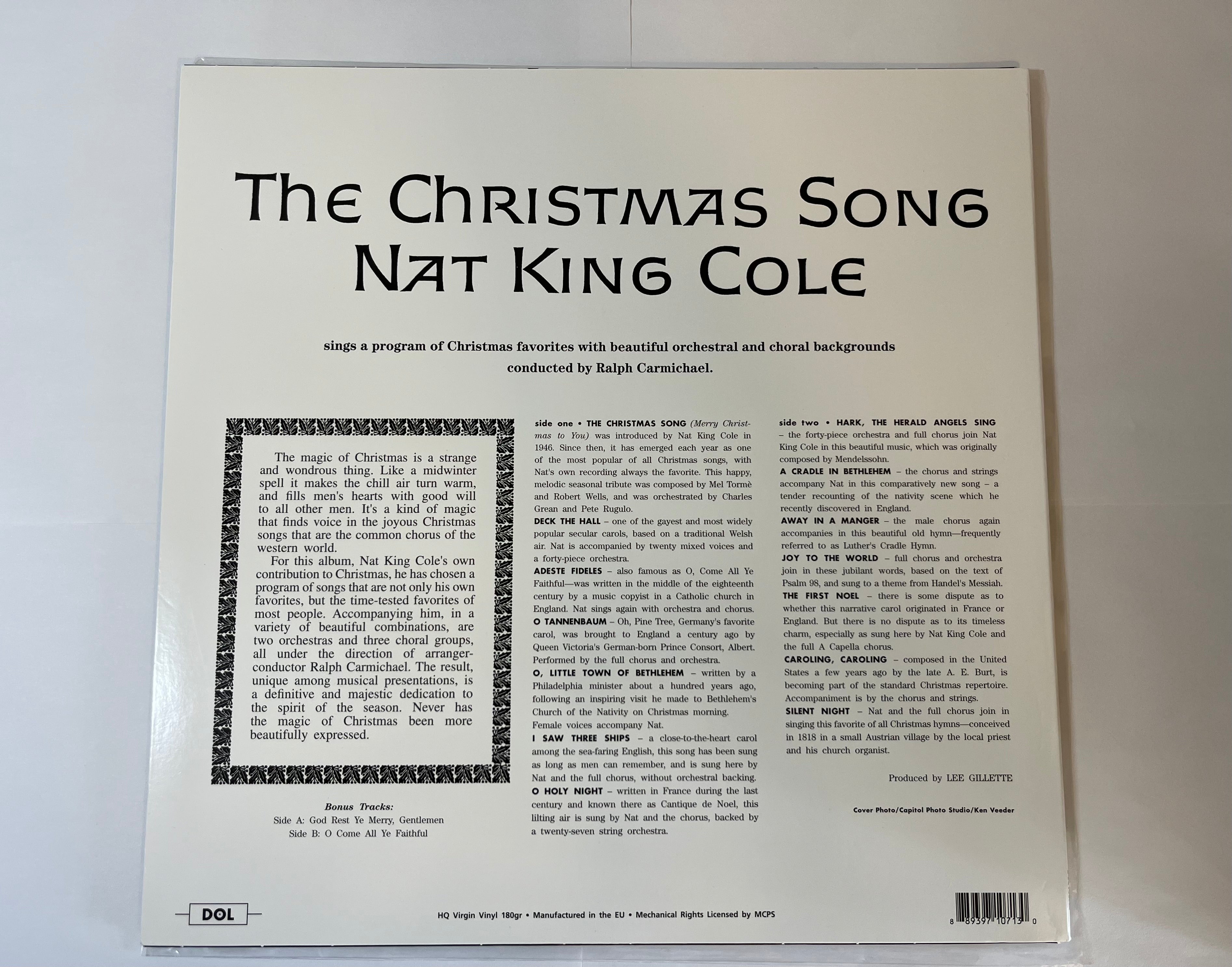 The Christmas Song (2013 Reissue, 180g Red Vinyl) - Nat King Cole DOS761MB
