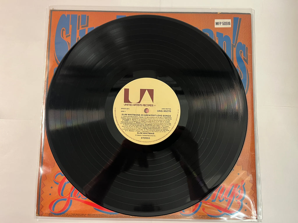 Slim Whitman's 20 Greatest Love Songs (1979) - Slim Whitman UAG 30270