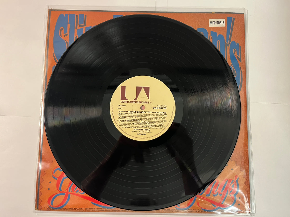 Slim Whitman's 20 Greatest Love Songs (1979) - Slim Whitman UAG 30270