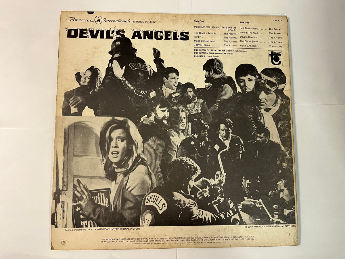 Roger Corman's "Devil's Angels" (1967) - Jerry And The Portraits / The Arrows DT 5074