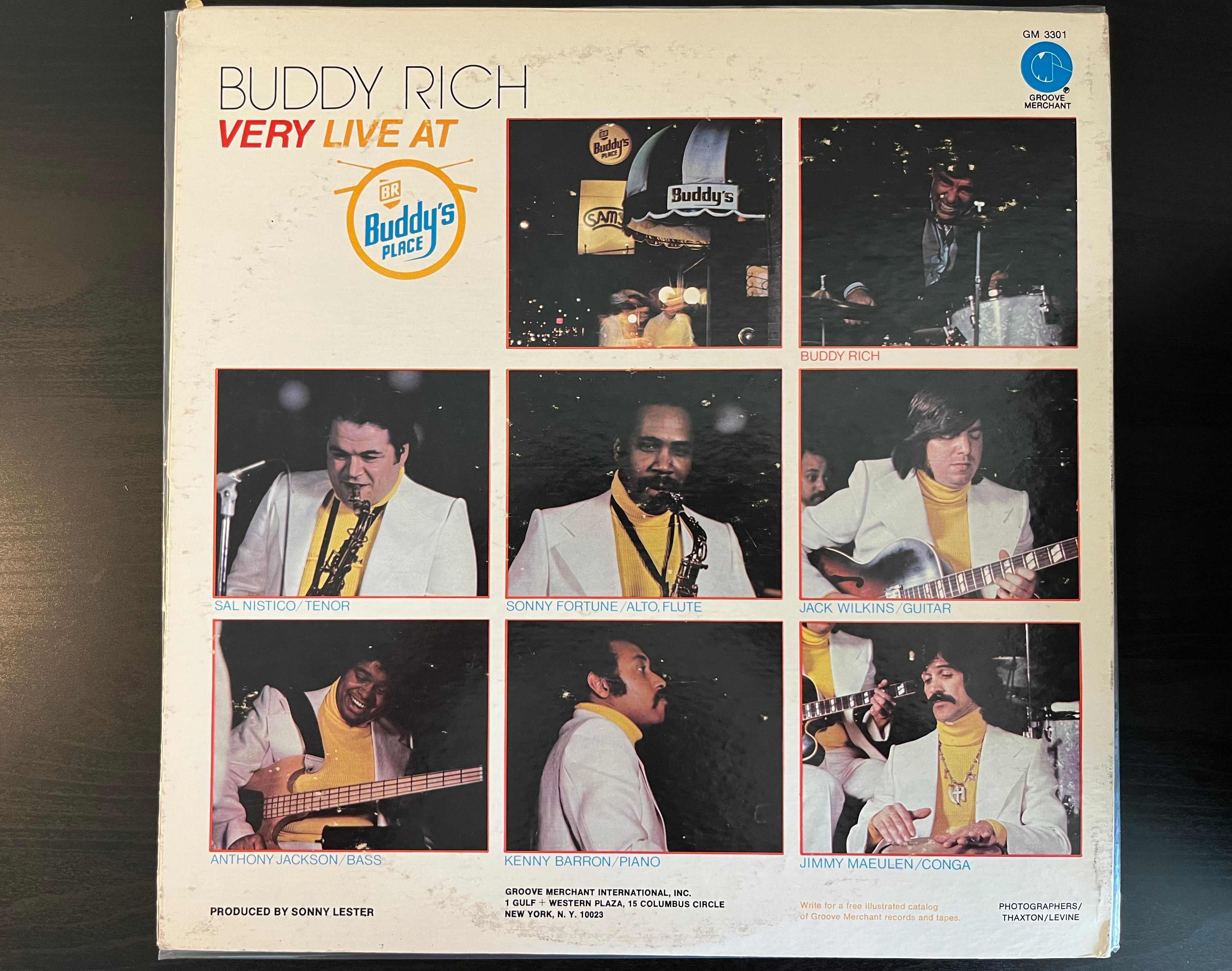 Very Live At Buddy's Place (1974) - Buddy Rich GM 3301