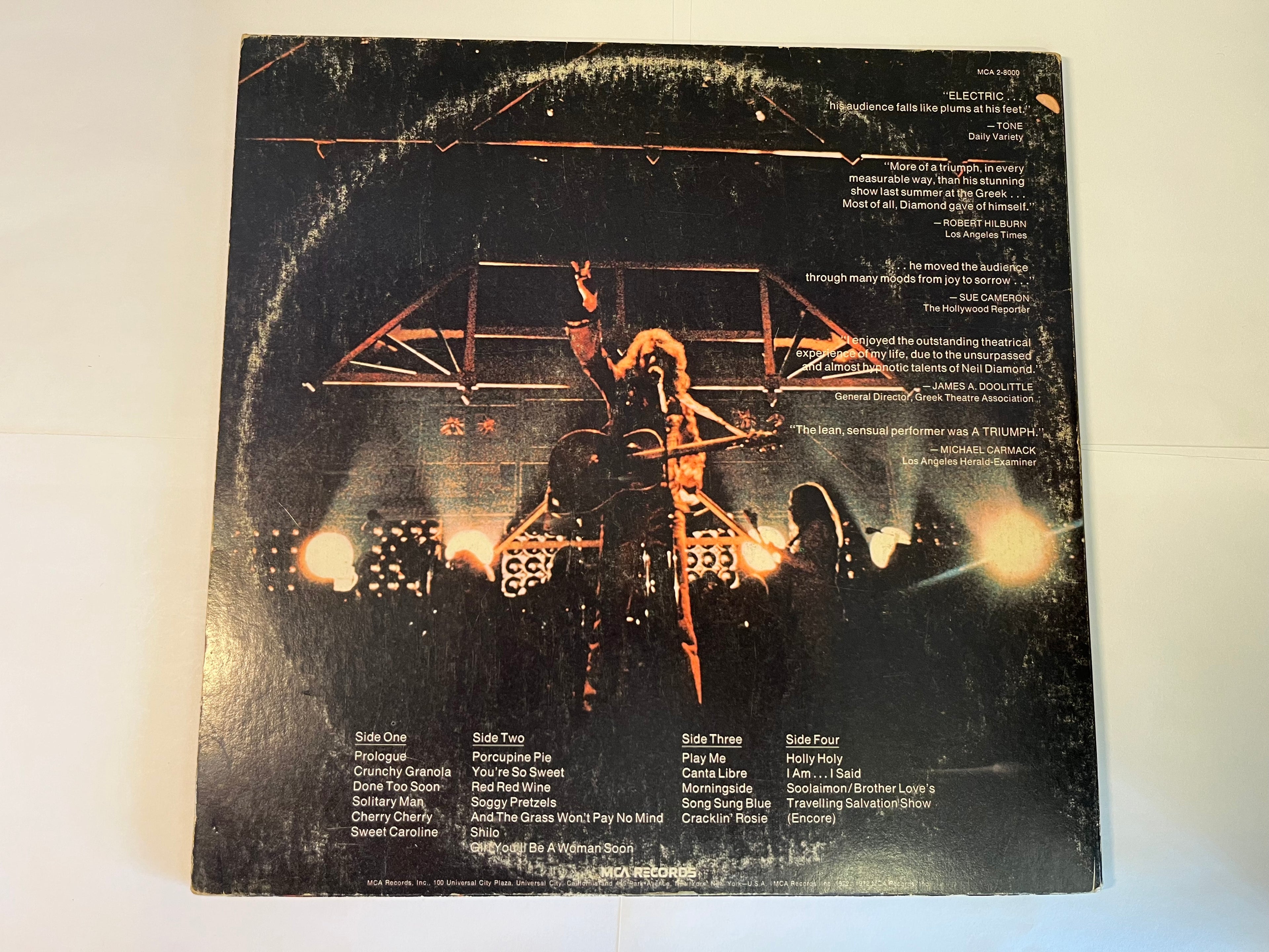 Hot August Night (1973) - Neil Diamond MCA 2-8000