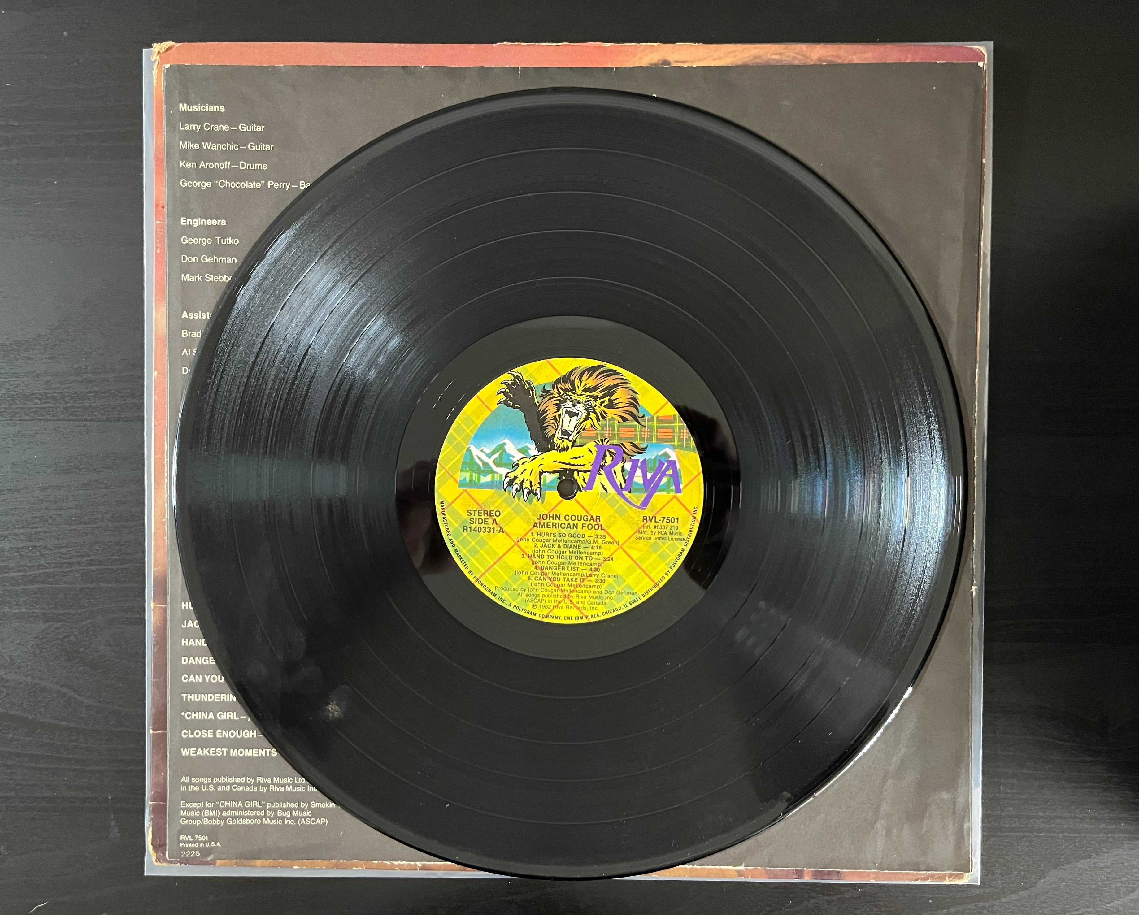 American Fool (1982) - John Cougar RVL-7501