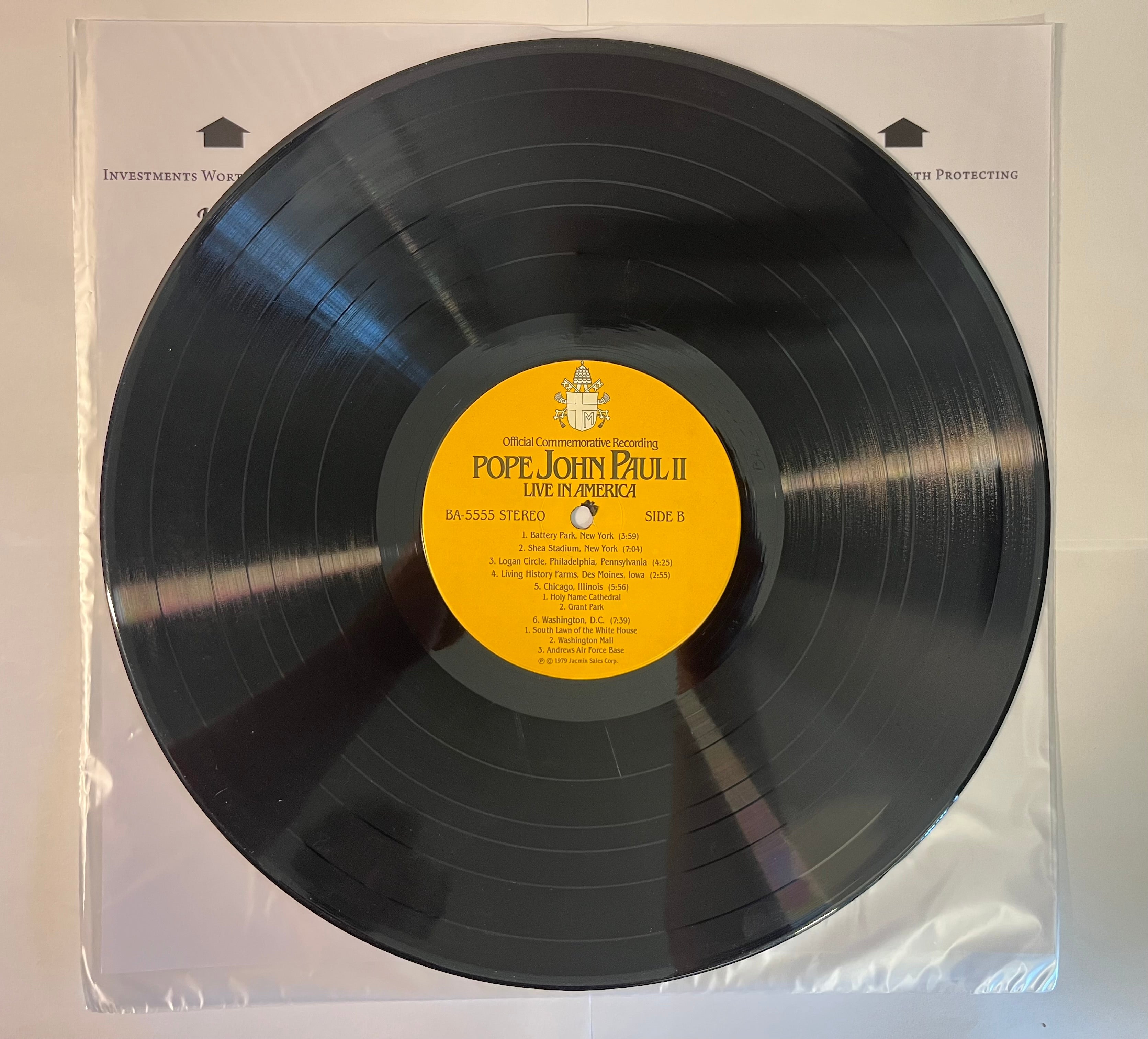 Live In America (1979) - Pope John Paul II BA-5555