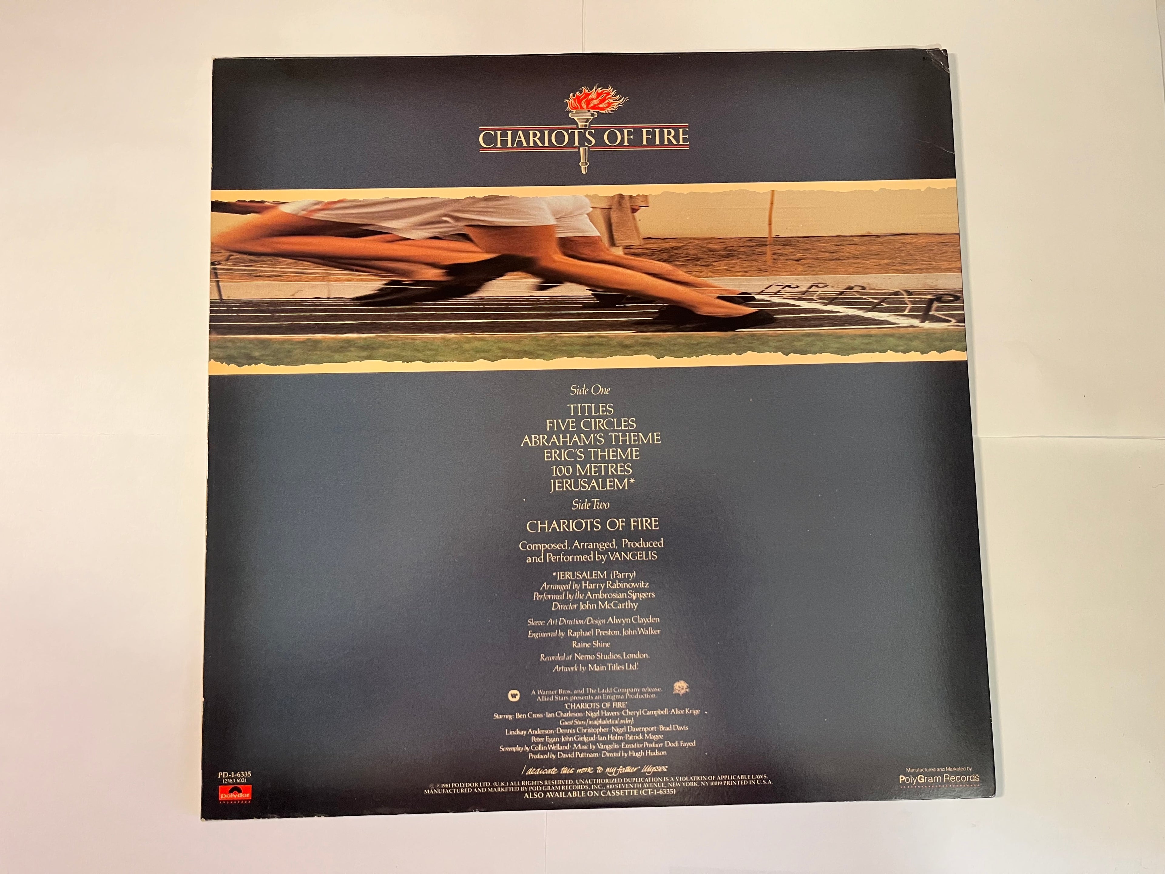 Chariots Of Fire (1981) - Vangelis PD-1-6335