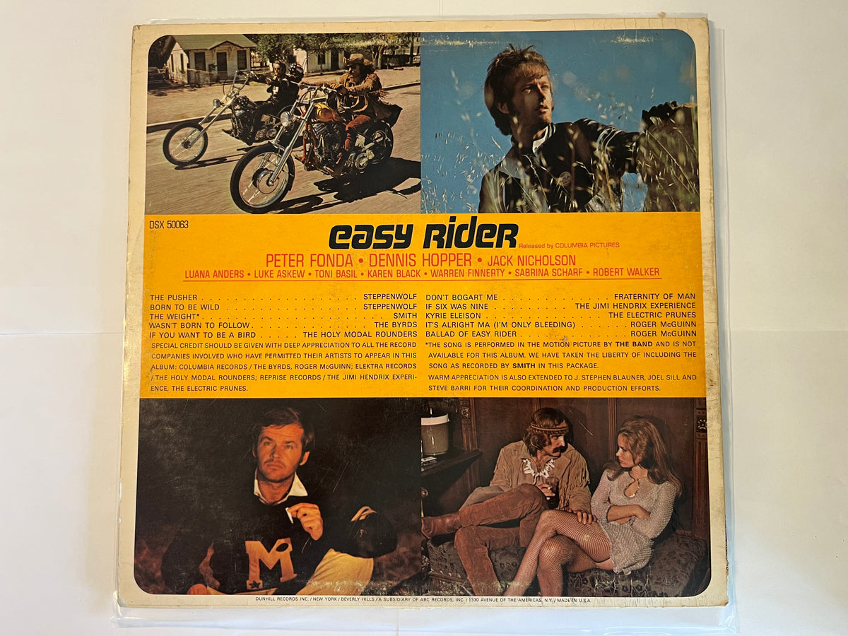 Easy Rider (Music From The Soundtrack) (1971) - Various DSX 50063, DSX-50063