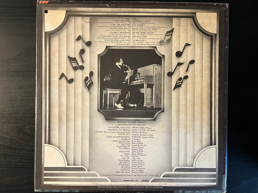 The "Killer" Rocks On (1972) - Jerry Lee Lewis SRM 1-637