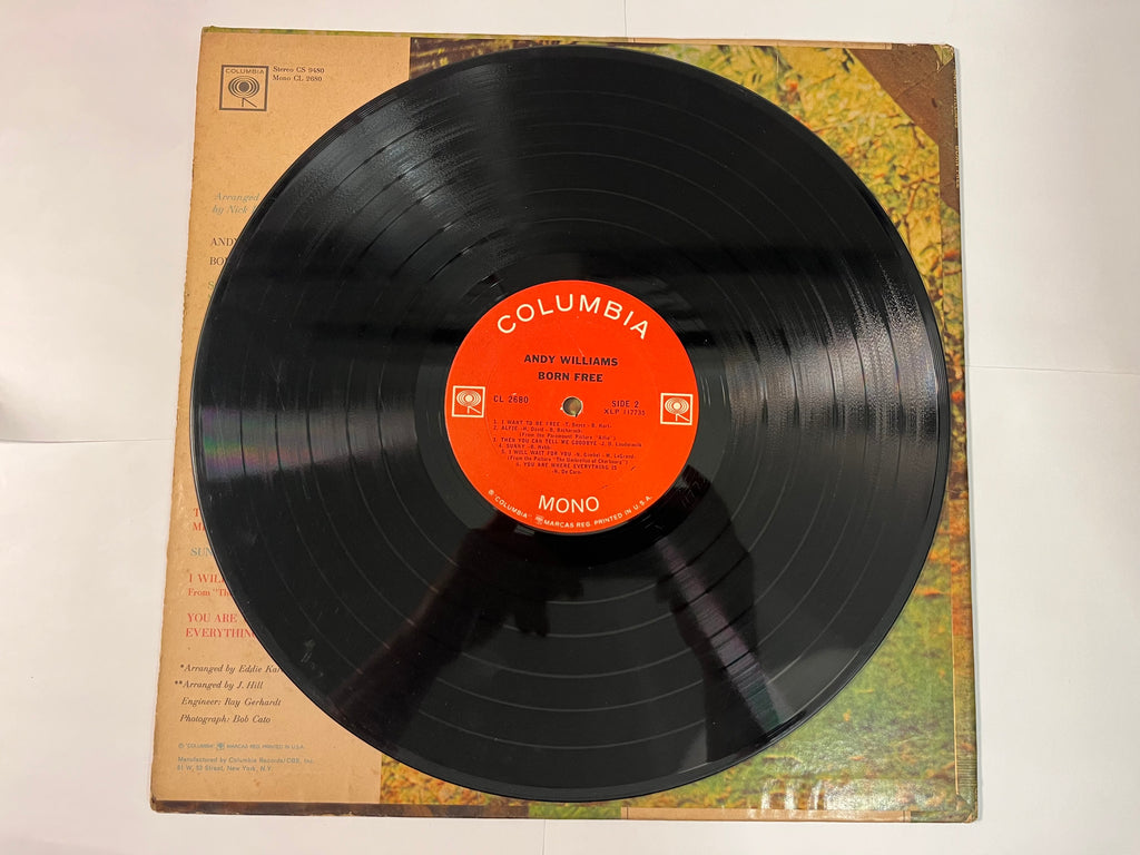 Born Free (1967) - Andy Williams CL 2680