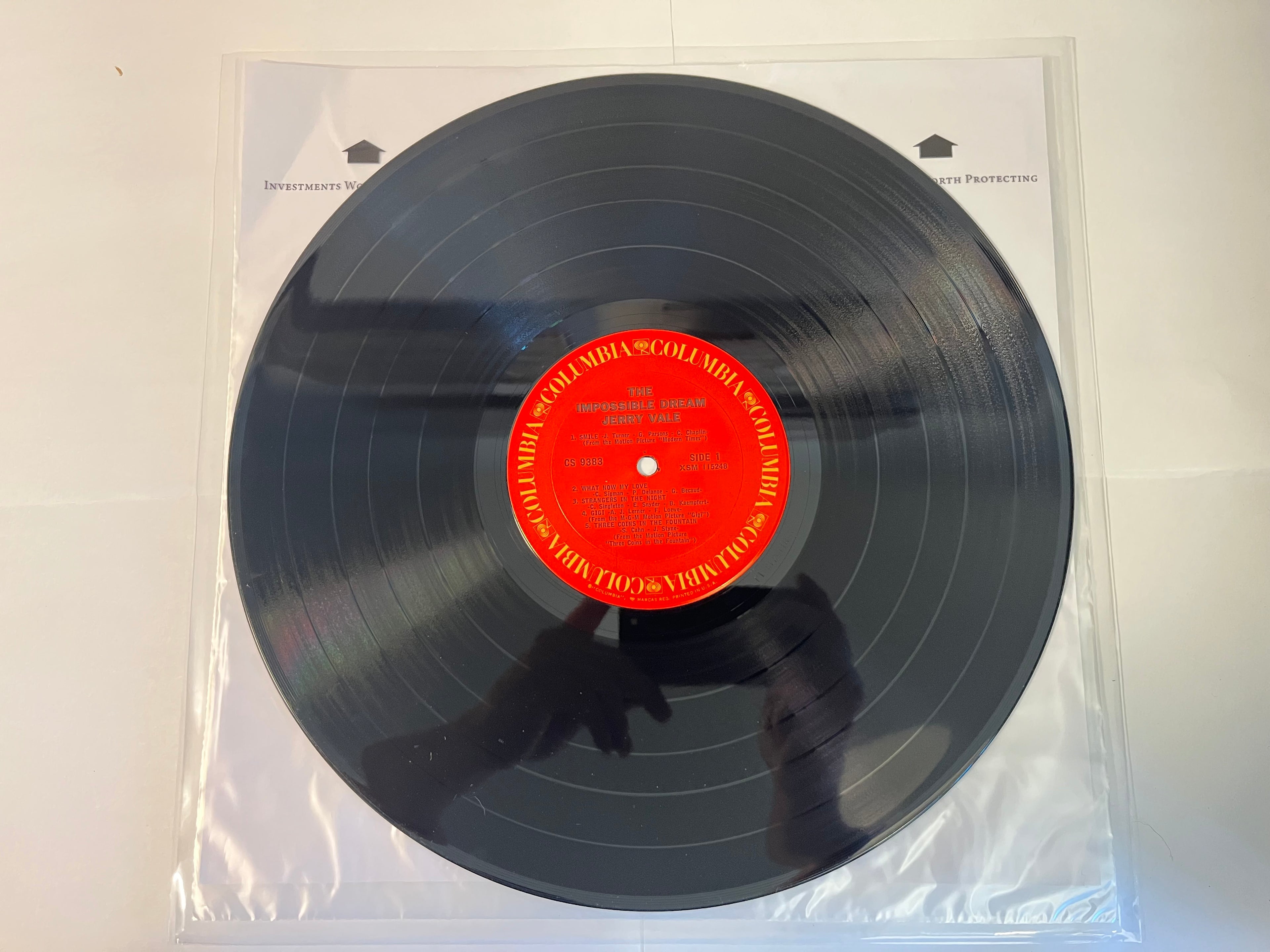 The Impossible Dream (1967) - Jerry Vale CS 9383