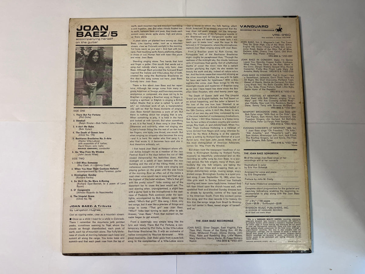 5 (1964) - Joan Baez VRS-9160