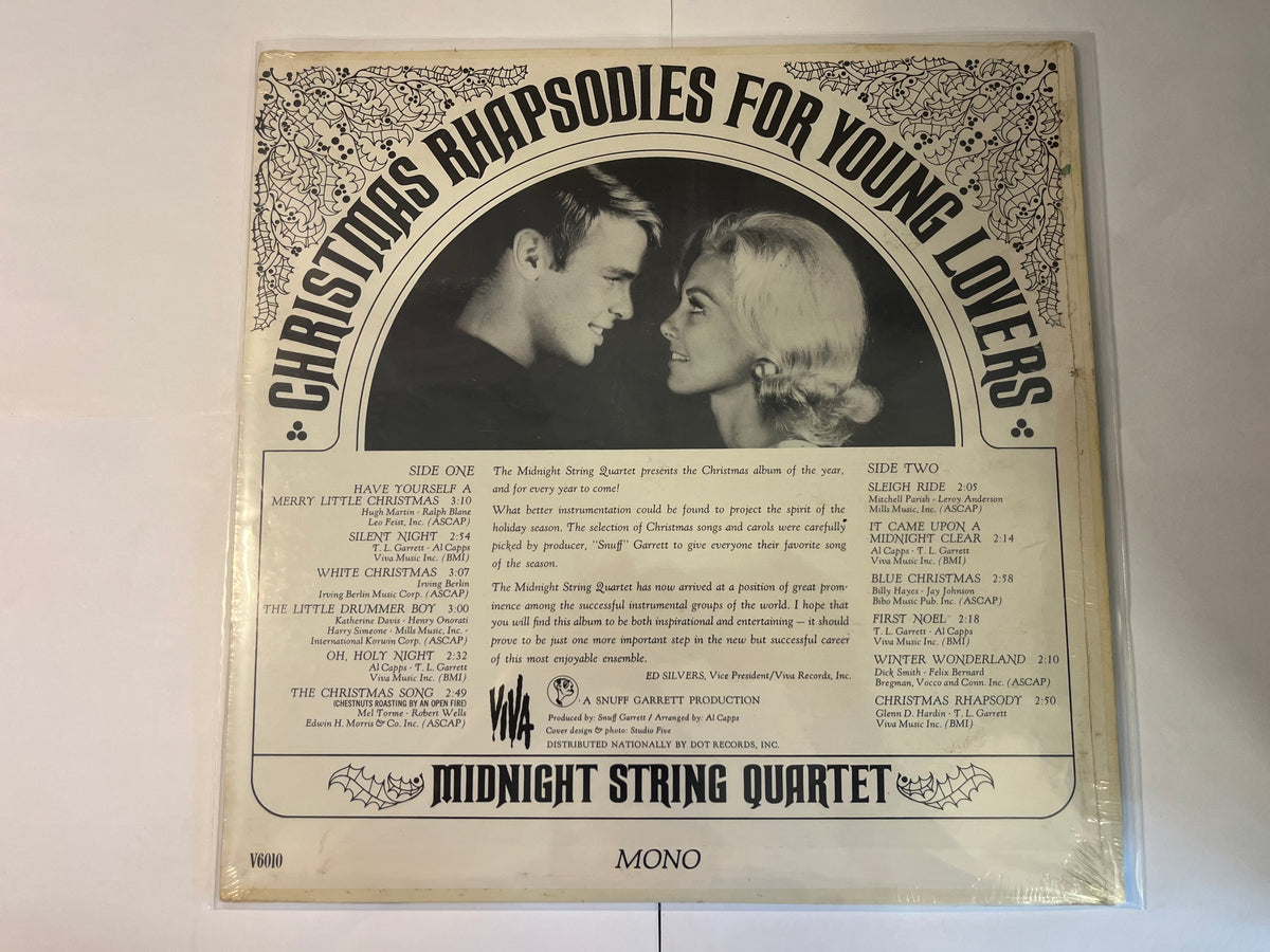 Christmas Rhapsodies For Young Lovers (1967) - Midnight String Quartet FL 32,683