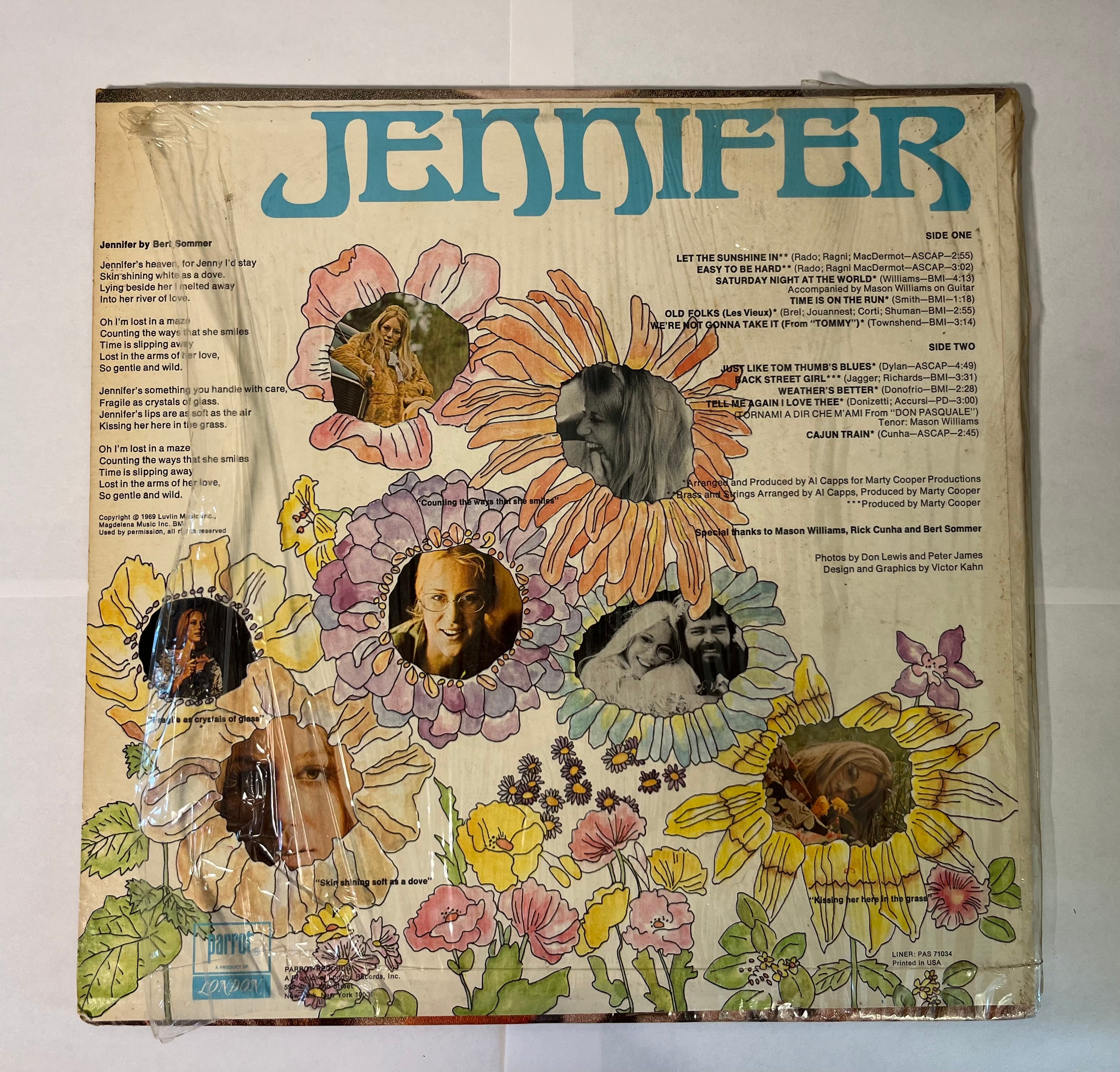 See Me, Feel Me, Touch Me, Heal Me! (1969) - Jennifer Warnes PAS 71034