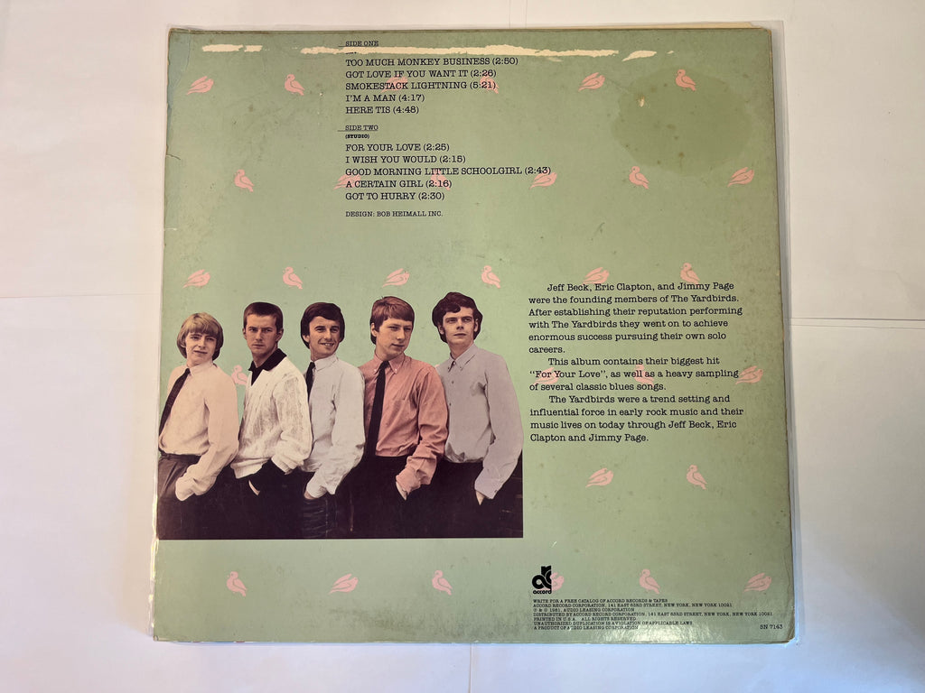 For Your Love (1981) - The Yardbirds SN-7143, ARC-2040