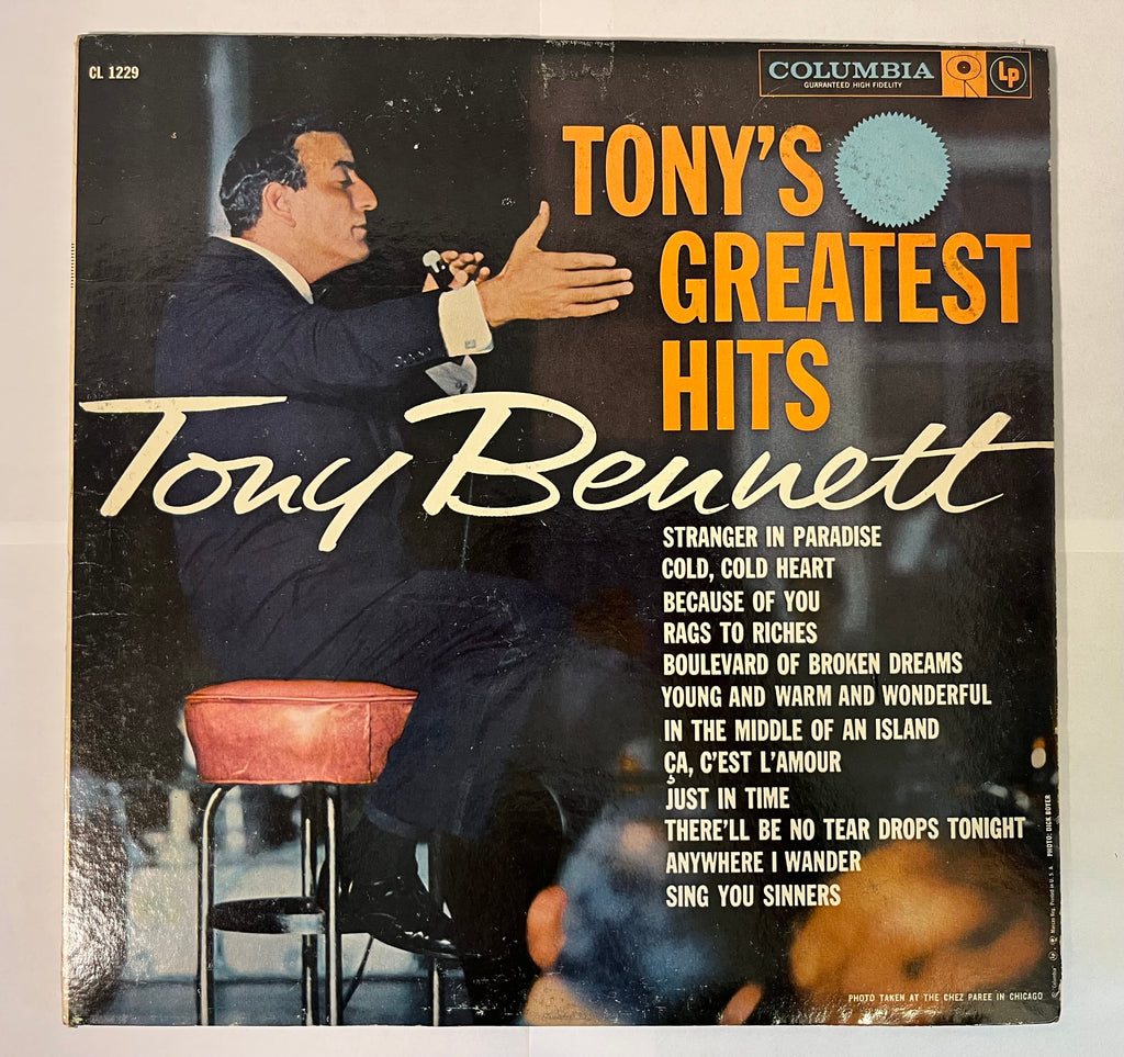Tony's Greatest Hits (1958) - Tony Bennett CL 1229