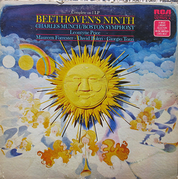 Beethoven's Ninth (1972) - Beethoven* - Charles Munch, Boston Symphony*, Leontyne Price, Maureen Forrester, David Poleri, Giorgio Tozzi VICS-1660