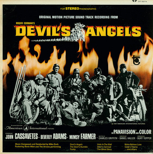 Original Motion Picture Sound Track Recording From Roger Corman's "Devil's Angels" (1967) - Jerry And The Portraits / The Arrows* DT 5074, DT-5074