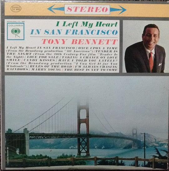 I Left My Heart In San Francisco (1962) - Tony Bennett CS 8669