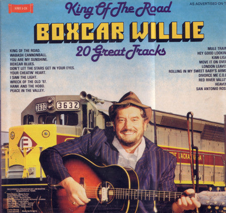 King Of The Road 20 Great Tracks (1981) - Boxcar Willie SMI 1-24-G, SMI 1-24